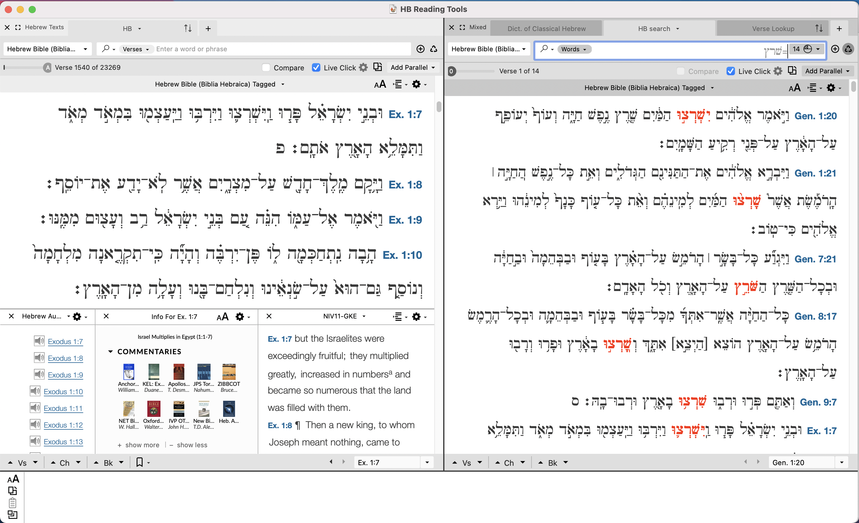 ⌘4 to search for a word