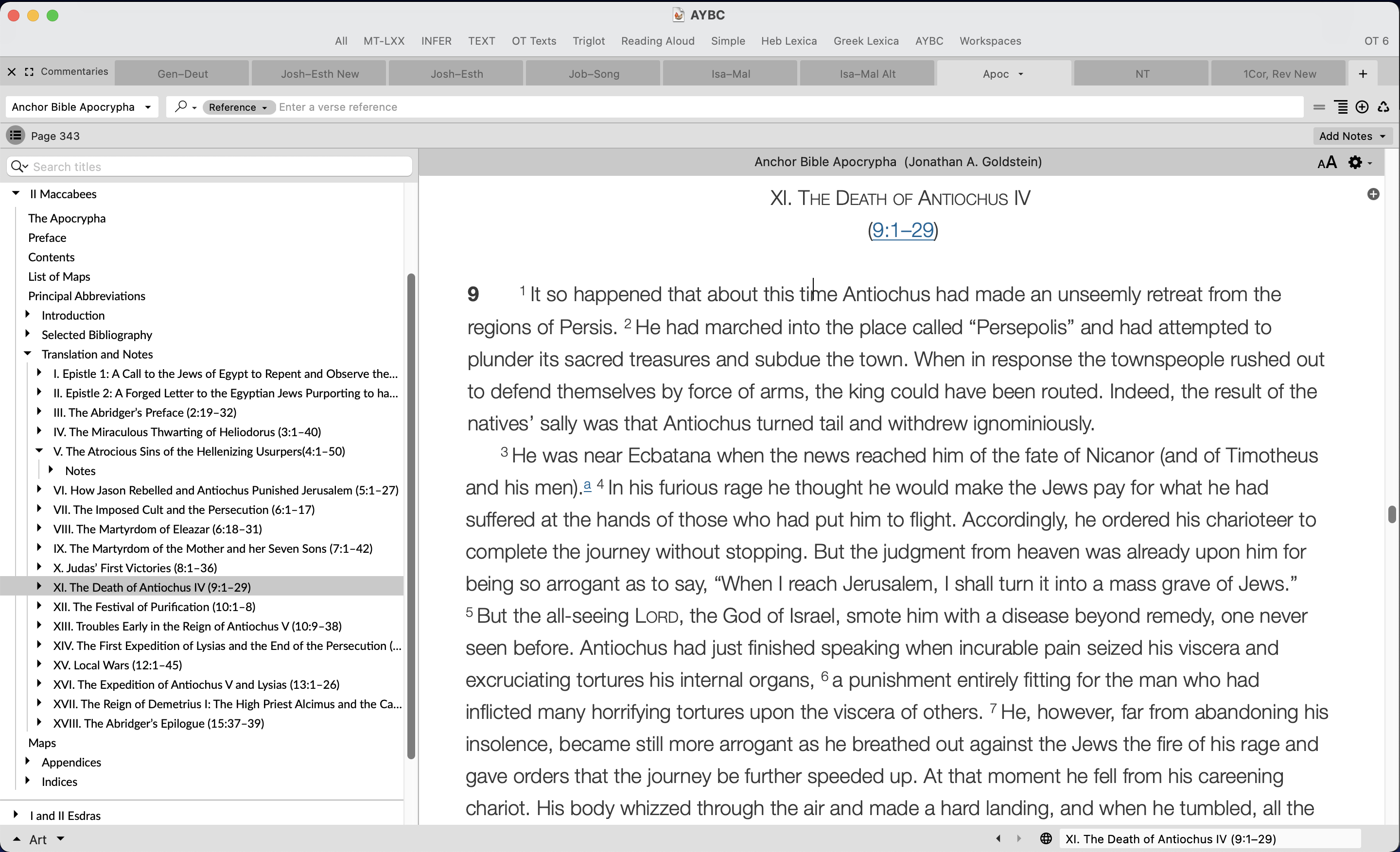 Goldstein, Translation